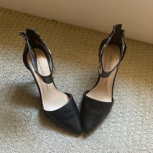 Ladies ankle warp dress shoes